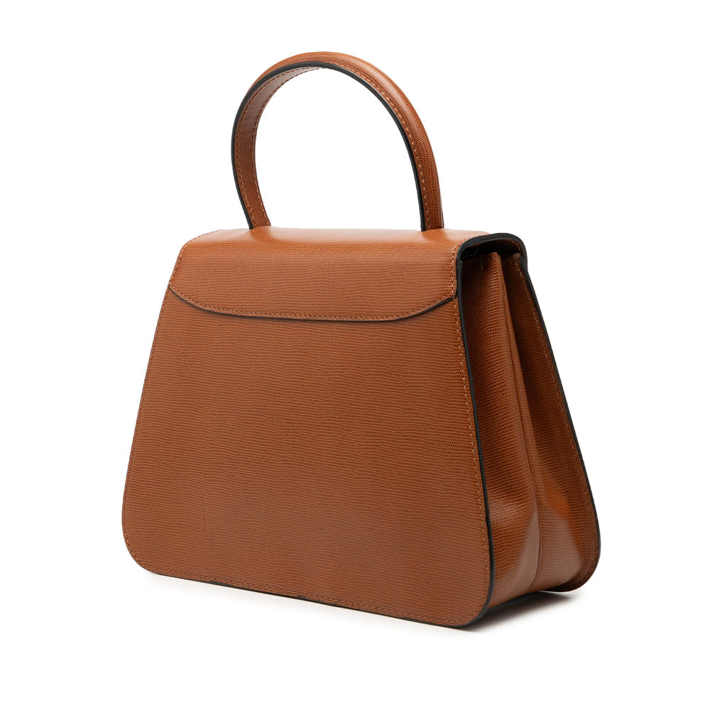 Pre-Loved Celine Embossed Leather Top Handle Bag - Picture 2 of 6